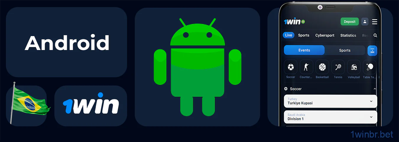 O aplicativo 1Win Brasil para Android é uma maneira conveniente de apostar e jogar cassino