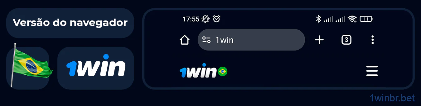 A versão para navegador do site 1Win Brasil oferece praticamente os mesmos recursos de um site oficial 1WIn para desktop e aplicativos móveis