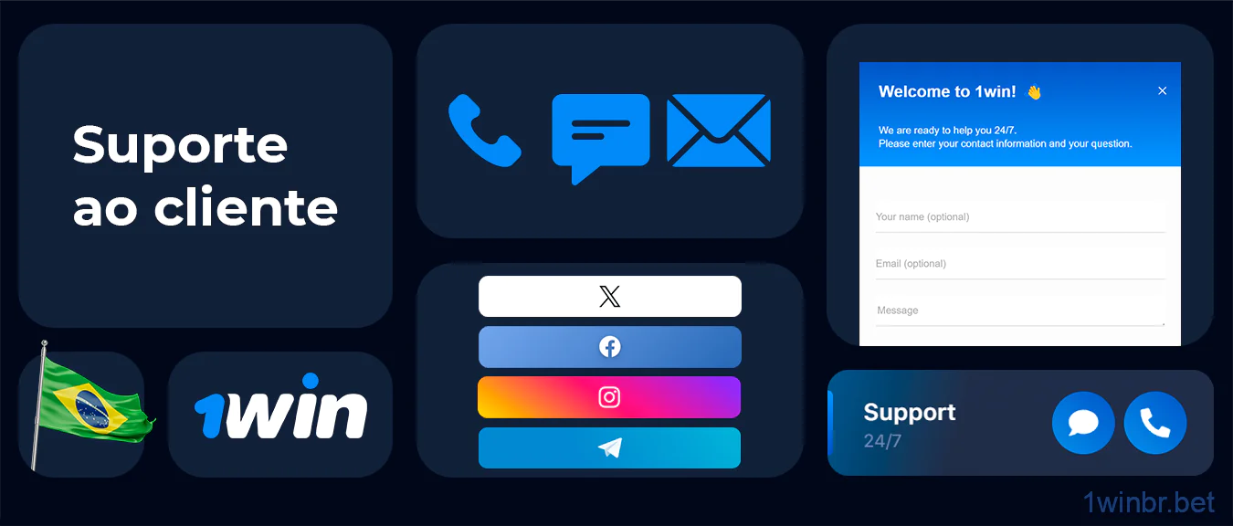 O Suporte ao Cliente do Site de Apostas 1Win Brasil é uma maneira conveniente de resolver os problemas dos jogadores