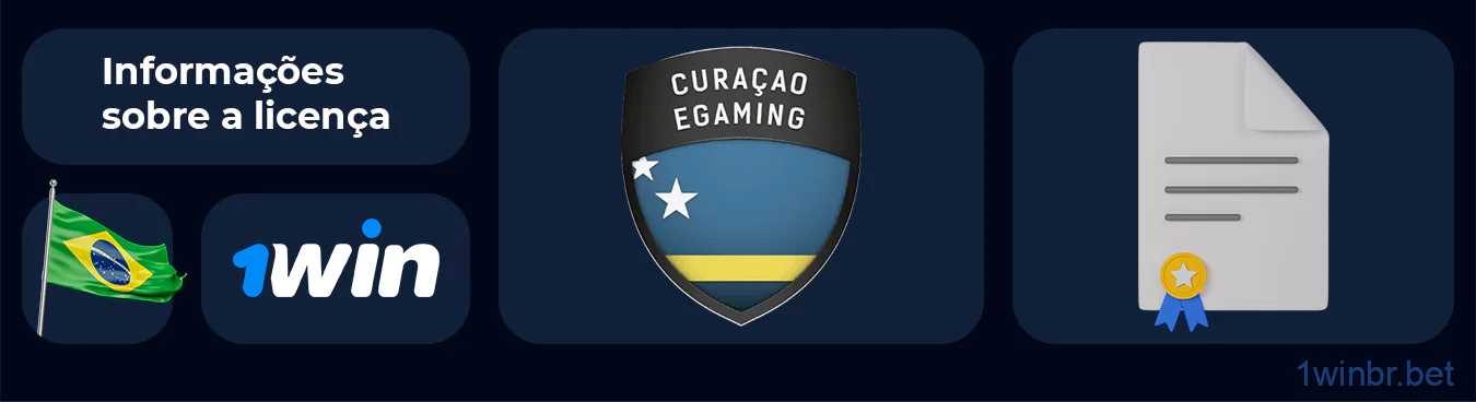 1Win Brazil Casino é licenciado por Curaçao