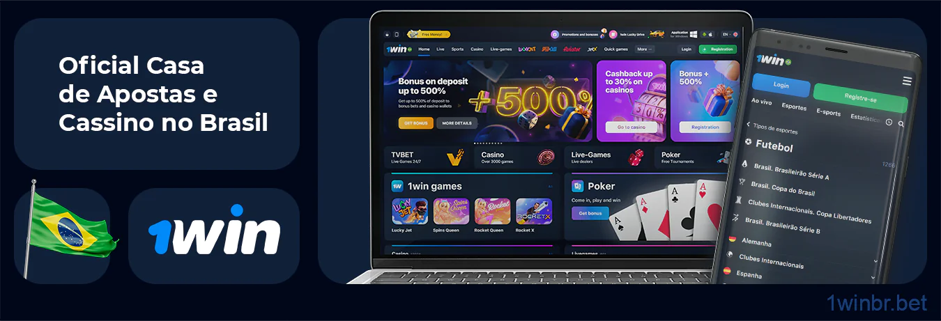 1WIn Casa de Apostas Oficial no Brasil - Esportes e Cassino