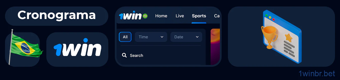 Você pode classificar as apostas 1Win por data e hora usando o filtro